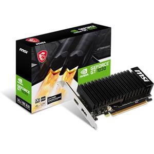 LAUGHERER MSI GeForce® GT 1030 4GHD4 LP OC Scheda Video - 4GB DDR4, 64-bit, 384 CUDA Cores, Boost 1430 MHz, PCIe 3.0 x16, HDMI 2.0b, DP 1.4a, 4K@60Hz, 20W, DirectX 12, OpenGL 4.5, Low Profile Bracket