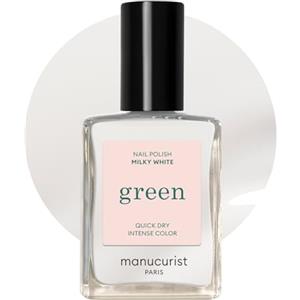 Manucurist Smalto Milky White 15ml - Smalto Bianco Cremoso 9-Free, Vegano e Naturale