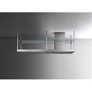 Falmec CEUI90.E10P2ZZZI491F Europa Cappa aspirante a isola 800 m³/h - Argento - 90 cm