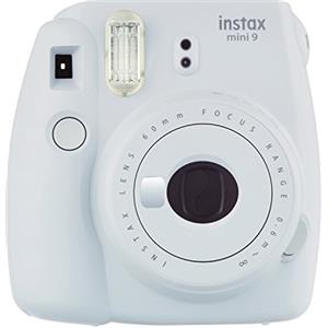 instax Fujifilm Instax Mini 9 Smoky White Fotocamera Istantanea per Foto Formato 62x46 mm, Bianco