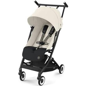 CYBEX Gold Passeggino Libelle con Cintura One-Pull, Per Bambini da 6 Mesi a 4 Anni Circa (Max. 22 kg), Ultraleggero (Solo 6 kg), Canvas White (Bianco con Telaio Nero)