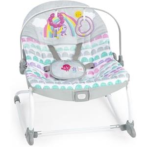Bright Starts, Sdraietta con vibrazioni Rosy Rainbow, Unisex, 0+ mesi