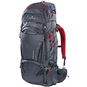 Ferrino Overland 65+10, Zaino da Trekking Unisex, Nero, 10 Litri