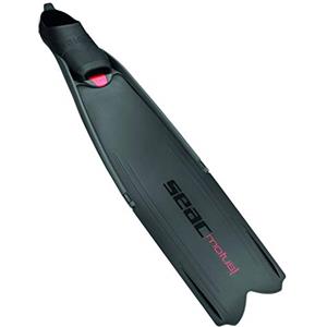 Seac Motus, Pinne lunghe per immersioni, apnea e pesca subacquea ricreativa e da gara, nero, 41/42
