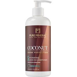 M PURE MINERAL DEAD SEA COSMETICS Pure Mineral - Conditioner Senza Risciacquo all'Olio di Cocco - Idratazione e Luminosità per Capelli Secchi - Senza solfati, parabeni, petrolati - 350ml