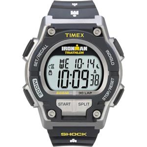 Timex Ironman T5K195 Orologio digitale da uomo, con cinturino in resina nera, 42 mm