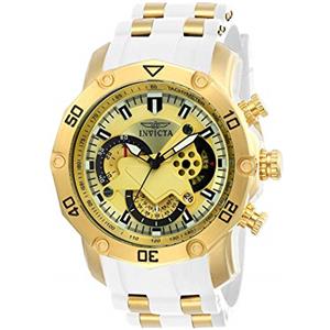 Invicta Pro Diver - Scuba 23424 Oro Orologio Uomo Quarzo - 50mm