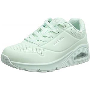 Skechers Uno Calci Gelidi, Scarpe da ginnastica Donna, Finiture In Tessuto Durabuck Menta, 37 EU