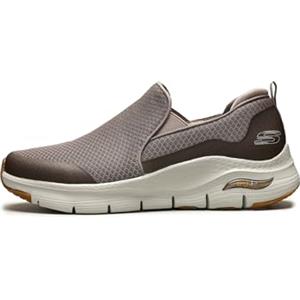 Skechers Arch Fit Banlin, Sneaker Uomo, Taupe Mesh/Synthetic/Trim, 40 EU