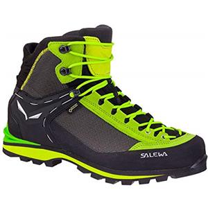 Salewa Crow Gore-Tex Scarponi da Trekking da Uomo, Verde, 11.5