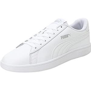 PUMA Smash V2 L, Sneakers Unisex - Adulto, Bianco Puma White Puma Black, 46 EU