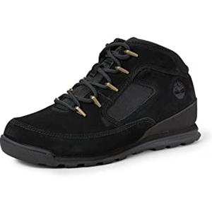 Timberland Euro Rock Heritage L/F, Stivali, Uomo, Black Suede, 47.5 EU
