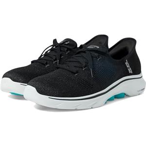 Skechers Go Walk 7 Via, Scarpe da Ginnastica Donna, Nero, 38 EU