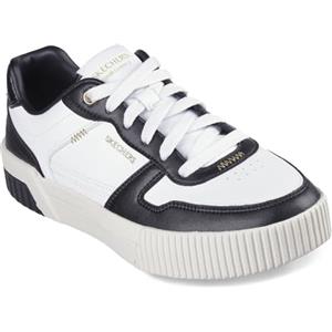 Skechers Jade Best in Class, Scarpe da Ginnastica Donna, Bianco/Nero, 36 EU