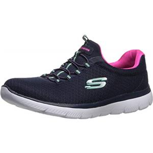 Skechers Summits Top Player, Scarpe da ginnastica Donna, Black Mesh Trim, 36.5 EU