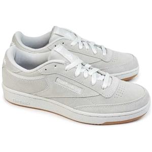Reebok Club C 85, Scarpe da Ginnastica Unisex - Adulto, PUGRY2/FTWWHT/RBKLE3, 34.5 EU