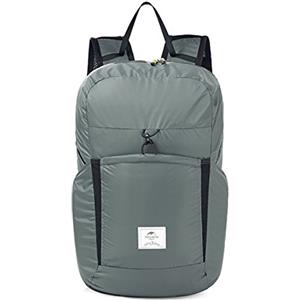 Naturehike 25L Ultraleggero Pieghevole Zaino da Trekking, Impermeabile per Donna e Uomo (Nero)