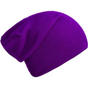 DonDon Berretto Donna Berretto Uomo Berretto invernale Slouch Beanie porpora