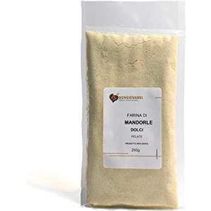 BONGIOVANNI FARINE E BONTA' NATURALI Farina di Mandorle Pelate 250g BIO
