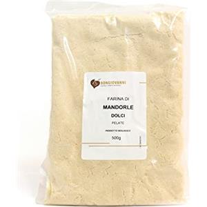 BONGIOVANNI FARINE E BONTA' NATURALI Farina di Mandorle Pelate 500g BIO