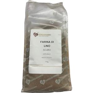BONGIOVANNI FARINE E BONTA' NATURALI Farina di Lino Scuro BIO 1Kg