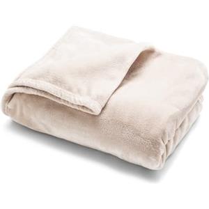 osama home SWEET HOME - Plaid Divano e Letto Sherpa a Doppio Strato Ultra Morbido e Avvolgente, Coperta Pile Invernale Calda e Lavabile, Ottimo Comfort Ideale anche come Copridivano e Copriletto Singolo 130x160