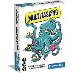 Clementoni - Multitasking, Gioco da Tavolo Ragazzi 12+ Anni e Adulti, Party Game con Domande e Azioni, 4-8 Giocatori, Idea Regalo Made in Italy, Lingua Italiana, 16778