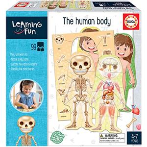 Educa - Il corpo umano (contenuto inglese) educativo | L'apprendimento è divertente 18842 | Educa crea giochi educativi per migliorare l'agilità mentale, la velocità e, soprattutto, il divertimento !