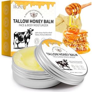 QLIGES Balsamo Al Sego Di Manzo 100 G Ultimate Beef Tallow Soluzione Multiuso Per La Cura Della Pelle Per Nutrire E Idratare Ingredienti Naturali Per Lenire La Pelle Secca