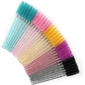 G2PLUS 100PCS Pennello per Ciglia Monouso,Scovolino Ciglia,Applicatore Mascara,Scovolino Monouso Mascara per L'estensione Delle Ciglia