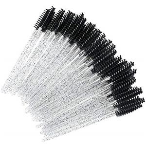 G2PLUS 100PCS Pennello per Ciglia Monouso,Scovolino Ciglia,Applicatore Mascara,Scovolino Monouso Mascara per L'estensione Delle Ciglia,Manico in Cristallo