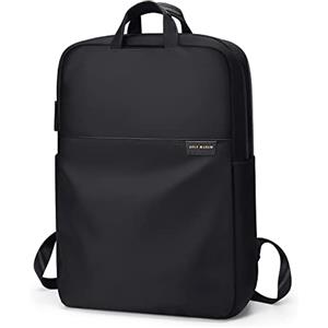 GOLF SUPAGS Zaino Donna Porta PC 15,6 Pollici, Leggero Resistente all'Acqua per College, Scuola e Viaggio, Nero Casual
