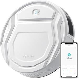 LEFANT Robot Aspirapolvere Forte Aspirazione,WiFi/App/Alexa,Programmabile,Silenzioso Ultrasottile Aspirapolvere Robot,Pulizia a Zig-zag,Ideale per Peli di Animali,Moquette e Pavimento Duro, M210