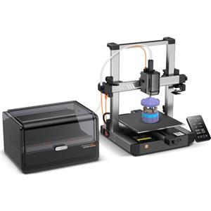 ANYCUBIC Kobra 3 Combo Stampante 3D Intelligente per la Stampa Multicolore (da 4 a 8 Colori), Stampante 3D FDM ad Alta Velocità di 600 mm/s,Sincronizzazione RFID, Grande Volume di Stampa 250*250*260mm