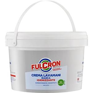 FULCRON 8205 Crema Lavamani Fluida Igienizzante 4 L, Uso Industriale, Bianco