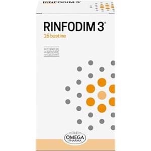 Colonir Omega Pharma - Rinfodim, Integratore Alimentare per Adulti e Bambini, Utile per Favorire la Funzionalità del Sistema Immunitario, 15 Bustine