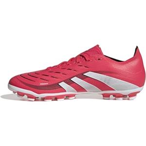 adidas Predator League Football Boots Artificial Grass, Scarpe da Calcio Unisex-Adulto, Lucid Red/Cloud White/Core Black, 45 1/3 EU