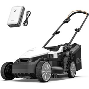Litheli Tagliaerba Tosaerba a Batteria 33cm, 1x 20V Batteria 4.0Ah, Altezza Regolabile 25-65mm, Sacco 30L, per Prati Fino a 200m² (Motore senza spazzole)