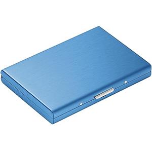 Vicloon Porta Carte, RFID e NFC Blocking Porta Tessere Credito in Acciaio Inox per Uomini e Donne,Portafoglio Elegante Viaggi Business,ID,Assicurazioni,di Debito ecc