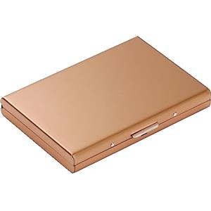 Vicloon Porta Carte, RFID e NFC Blocking Porta Tessere Credito in Acciaio Inox per Uomini e Donne,Portafoglio Elegante Viaggi Business,ID,Assicurazioni,di Debito ecc