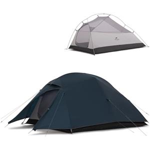 Naturehike Nuovo Cloud-up 3 Persona Tenda Aggiornata Doppio Strato Tenda 2018 Tende da Escursioni (20D Verde Chiaro)