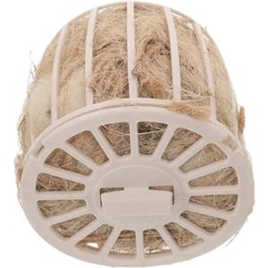 TOBBOMEY Nido per Uccelli con Cesto in Paglia e Juta Resistente per Canarini e Piccioni Ciotola di Riproduzione per Nidificazione Sicura Promuove Comportamento Naturale e Protegge Le Uova