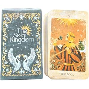 Zasdvn Carte dei tarocchi mazzo di 78 carte, carte dei tarocchi classiche per principianti, 78 carte di tarocchi classiche per principianti ed esperti, misteriosa carta di divinazione, strumenti di