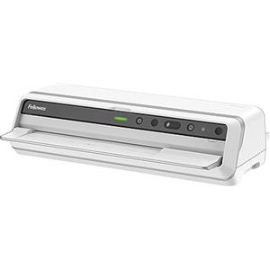 Fellowes plastificatrice a caldo Venus A3, formato A3, fino a 250 micron, per ufficio, riscaldamento rapido, con retromarcia e modalità riposo, colore bianco, incluso starter pack di 10 pouches