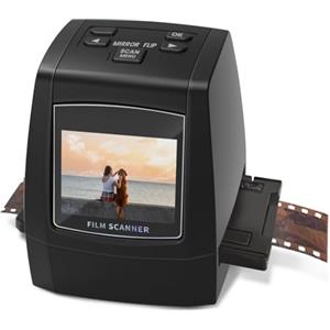 eyesen Mini scanner digitale per film e diapositive, converte negativi e diapositive da 35 mm, 126, 110, Super 8 e 8 mm in immagini JPEG da 22 megapixel, schermo LCD da 2,4
