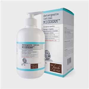 Fiocchi di Riso Mioderm Detergente Intimo 240ml - Deterge e Rispetta le Mucose con Acido Lattico e Olio di Babassu