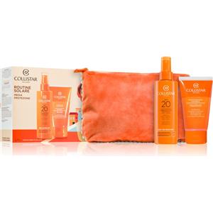 Collistar Cofanetto Latte Spray Abbronzante Idratante SPF 20 Doccia-Shampoo Doposole 150 ML Pochette