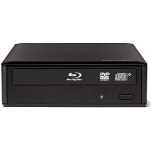 Buffalo BRXL-16U3 Blu-Ray RW Black optical disc drive - Optical Disc Drives (Black, Horizontal, Blu-Ray RW, USB 3.0, 36 W, 48x)
