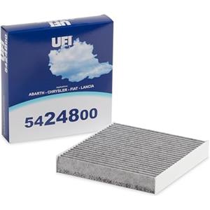UFI Filters, Filtro Abitacolo ai Carboni Attivi 54.248.00, Filtro Abitacolo per Ricambio, Adatto a Auto, Applicabile su Diversi Modelli Abarth, Chrysler, Fiat e Lancia