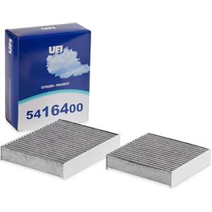 UFI Filters, Filtro Abitacolo ai Carboni Attivi 54.164.00, Filtro Abitacolo per Ricambio, Adatto a Auto, Applicabile su Diversi Modelli Citroen, DS Automobiles e Peugeot